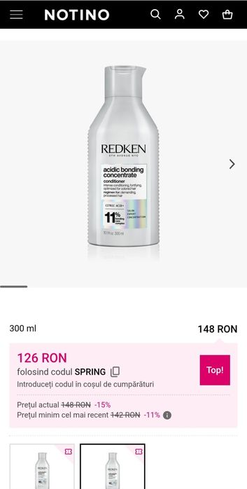 Balsamu regenerator Redken Acidic Bonding Concentrate