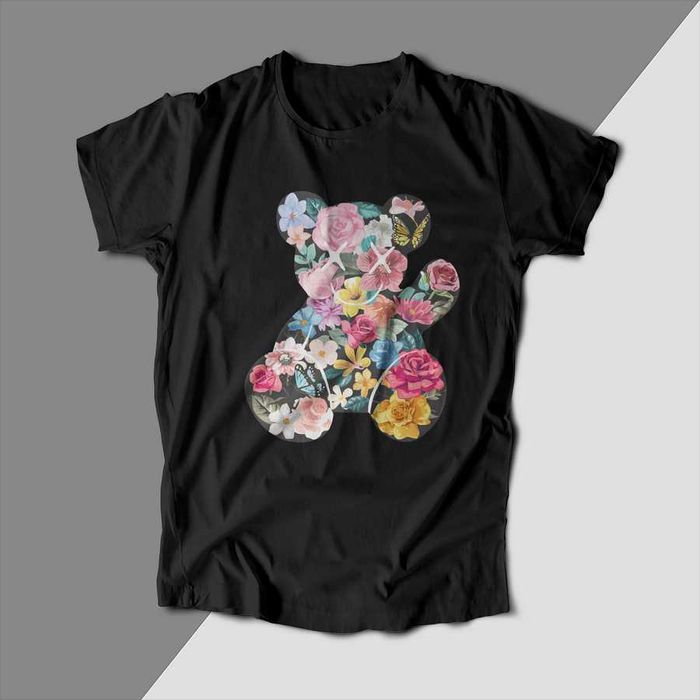 Черни тениски с Мечета Teddy