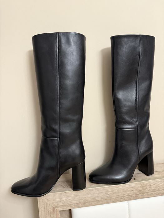 Кожени ботуши Зара