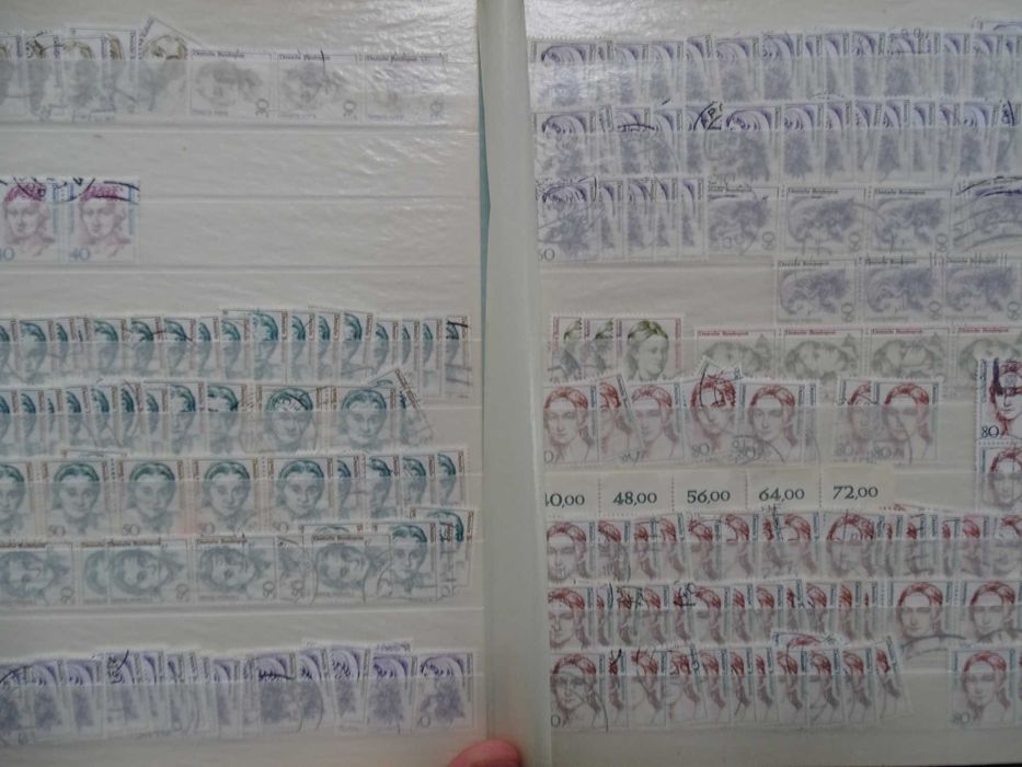 Germania Bund uzuale , Clasor cu timbre stampilate (K030)