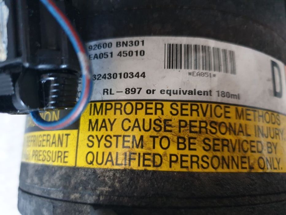 compresor ac nissan almera primera 2.2 dci 92600bn301