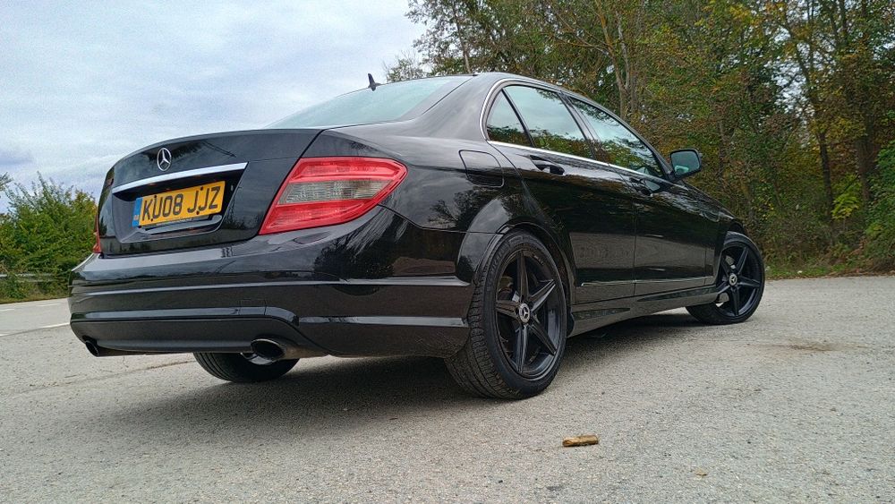 Задна AMG броня за Mercedes W204 седан