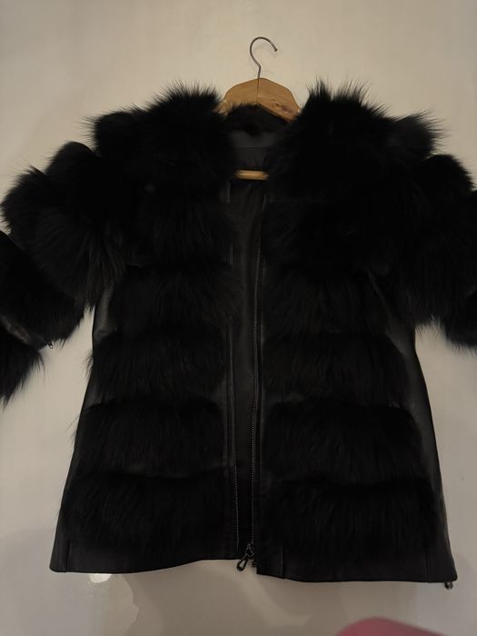 Палто естествена кожа