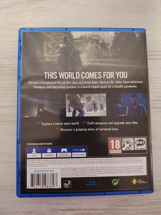 Days Gone Playstation 4 PS4