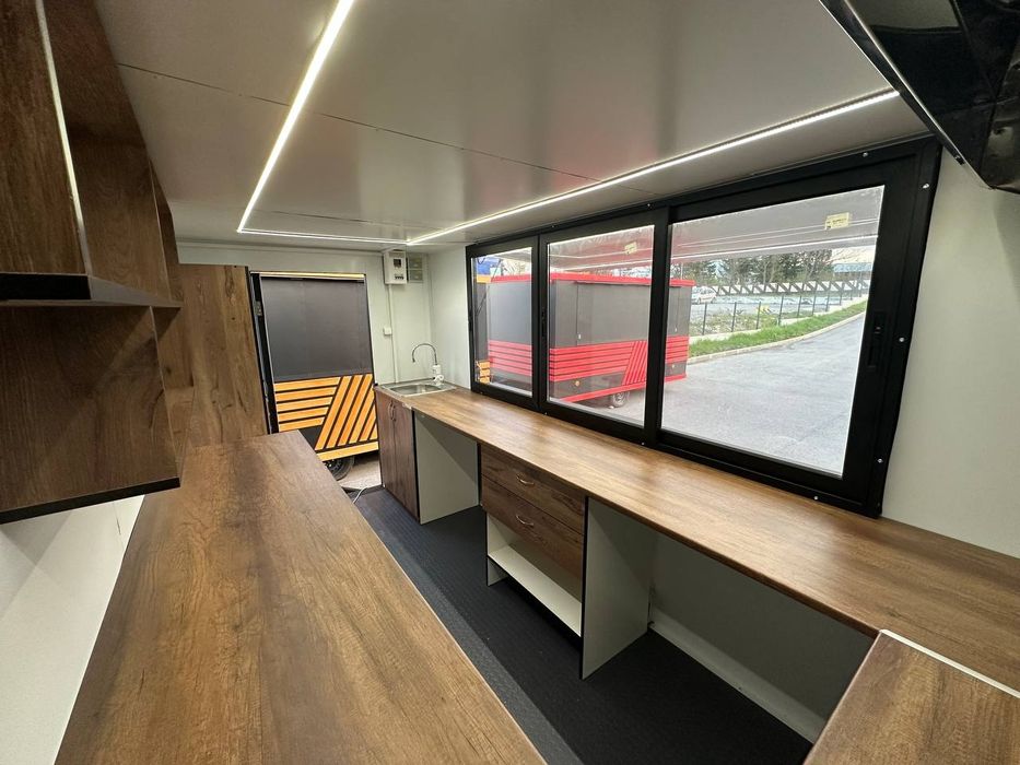 Каравана за бързо хранене 4-2-2.1м с аспиратор