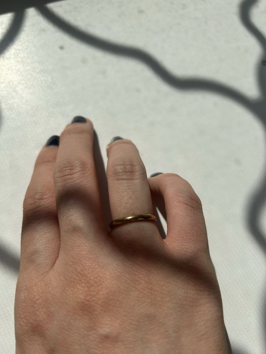 Кольцо гладкое, 15,5 размер