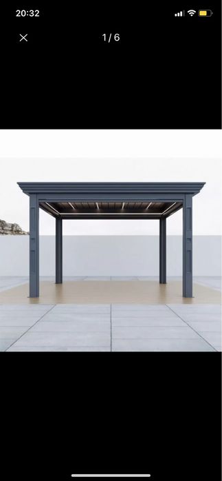 Беседка навес ограждения металл конструкция