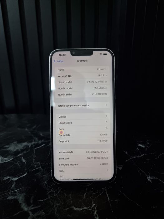 Noble Amanet - iPhone 13 Pro Max, 128Gb, 100%