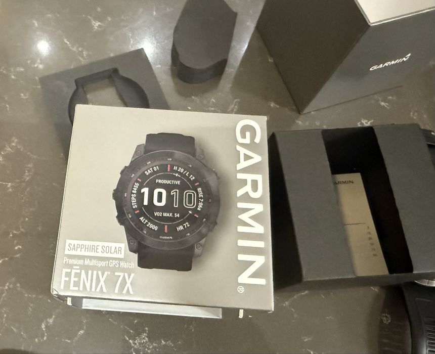 Garmin fenix 7x saphire solar