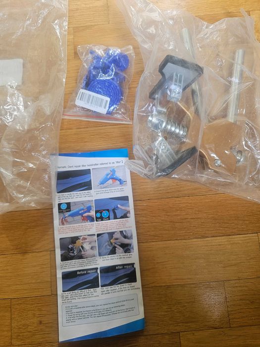 Комплект инструменти за издърпване на автомобилни вдлъбнатини