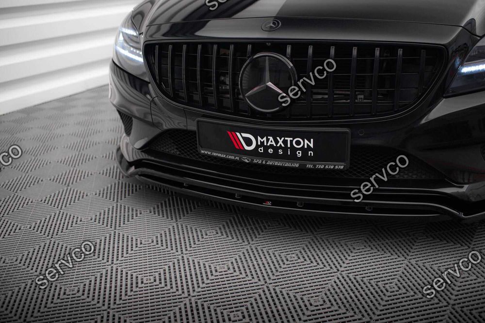 Prelungire bara fata Mercedes CLS C218 2014-2018 v3 - Maxton Design