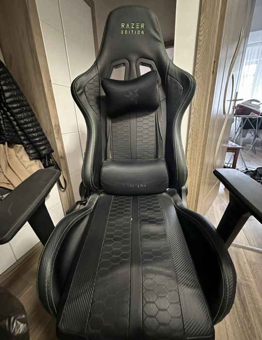 Scaun gaming Razer black&green