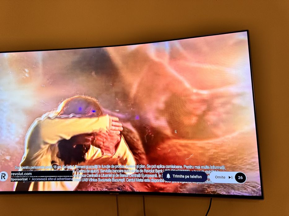 TV Samsung LED Curbat 55MU9002, Smart TV, 138 cm, 4K Ultra HD