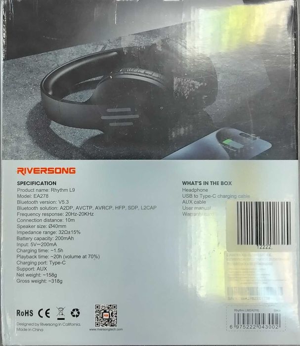 Casti Wirelles Riversong Rhythm L9 [#12222#]