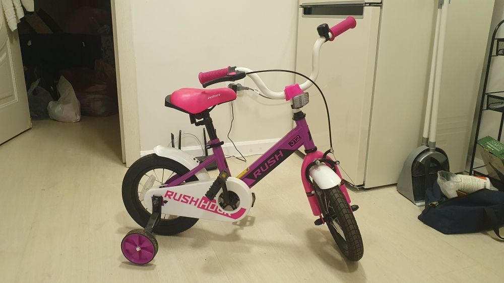Продам детский велосипед Rush для девочки 3-5 лет