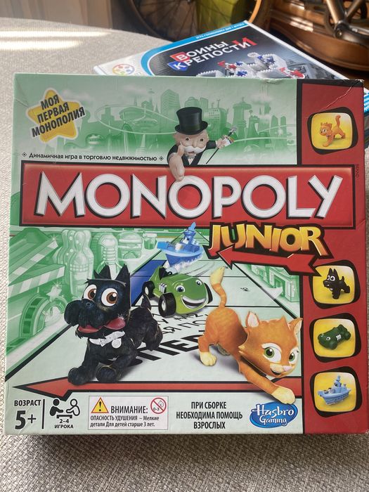 Настольная игра Монополия Junior, детская версия. Оригинал