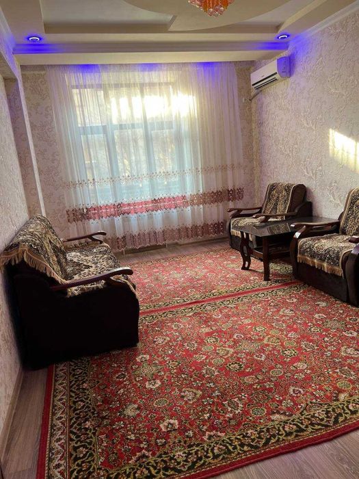 Большая 1к.кв.47кв.м.В новом ЖКЮнусабад-4,Метро.Закрытый двор.Парковка
