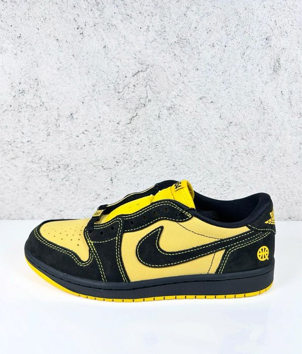 Jordan 1 Retro Low OG Quai 54 Black Tour Yellow Red