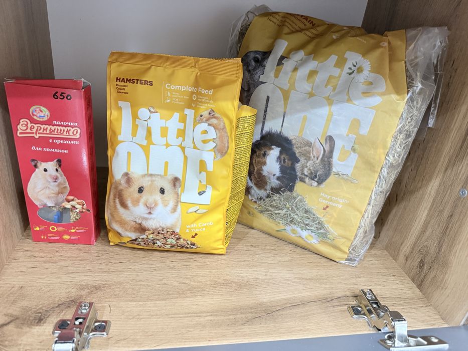 Клетка вместе с хомяками.