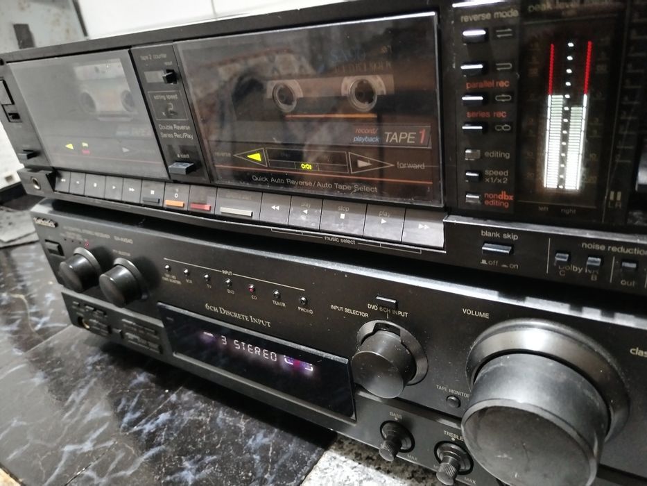 Dublu casetofon deck Technics RS-t80r