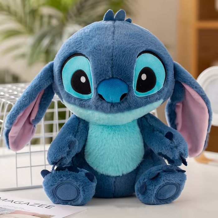 Голяма плюшена играчка Стич, 65см, Пухкав плюшен Стич Lilo Stitch плюш