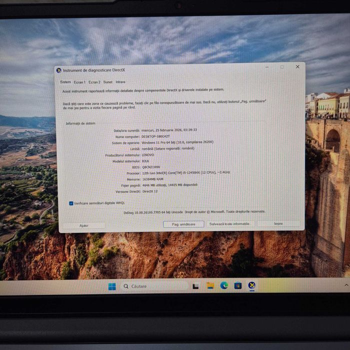 Laptop Gaming LOQ i5 gen 12, 16gb RTX 2050 Zeus Amanet Rahova 34925