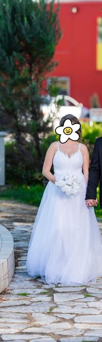 Булчинска рокля с корсет