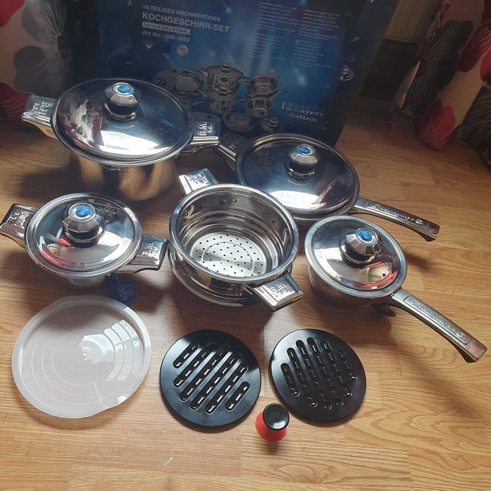 НОВ комплект Solingen Bachmayer съдове за конвекционално готвене