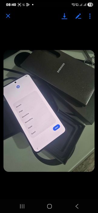 Samsung S25 12/128 GB liber retea 100% baterie  că nou