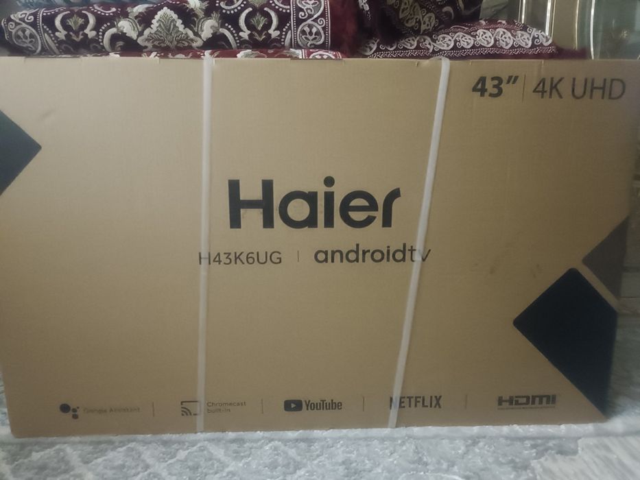 Телевизор SHIVAKI ва Haier иккаласи хам смарт тв 43 дйумли 1тадан колд