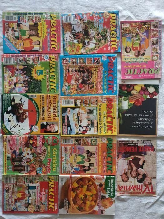 Revista practic in bucatarie  ,retete,carti de  bucate