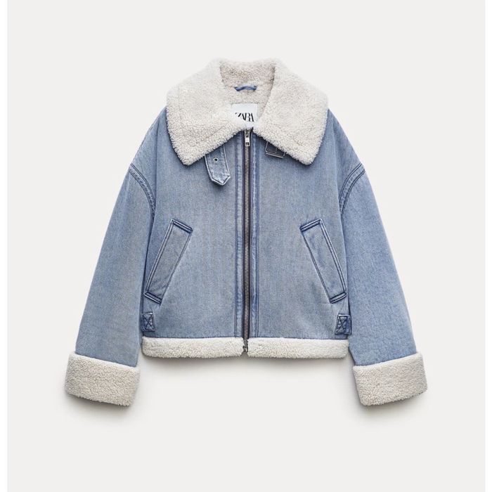 Зимно дънково яке Zara