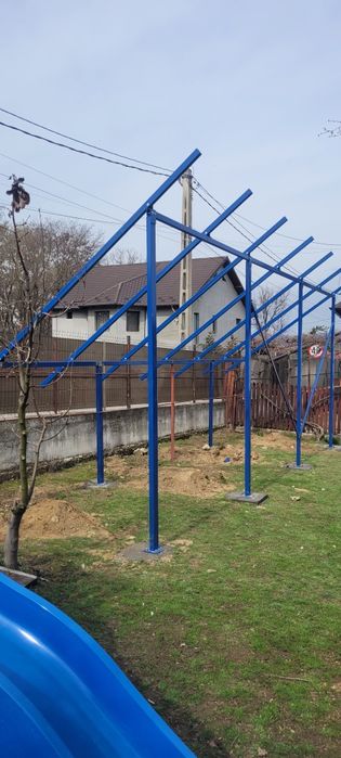 Structura panouri fotovoltaice, solare