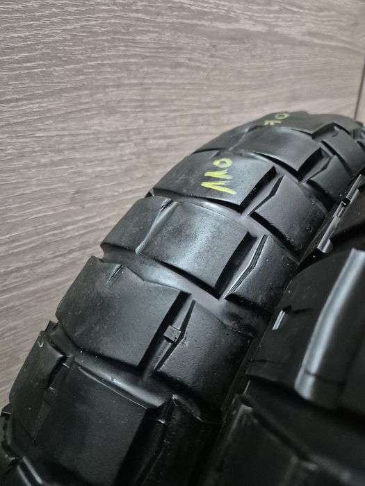 Set anvelope moto 120 70 17 cu 150 60 17 Pirelli scorpion rally str