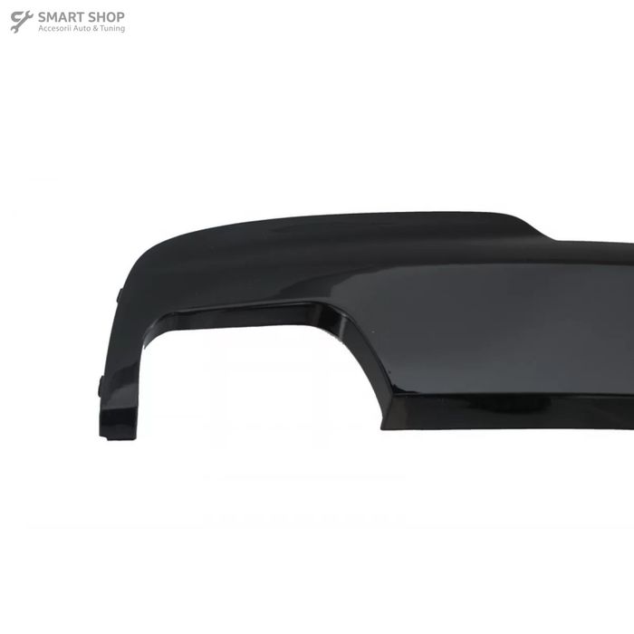 Difuzor de aer cu evacuare dubla negru lucios BMW F10 F11 Seria 5 (201