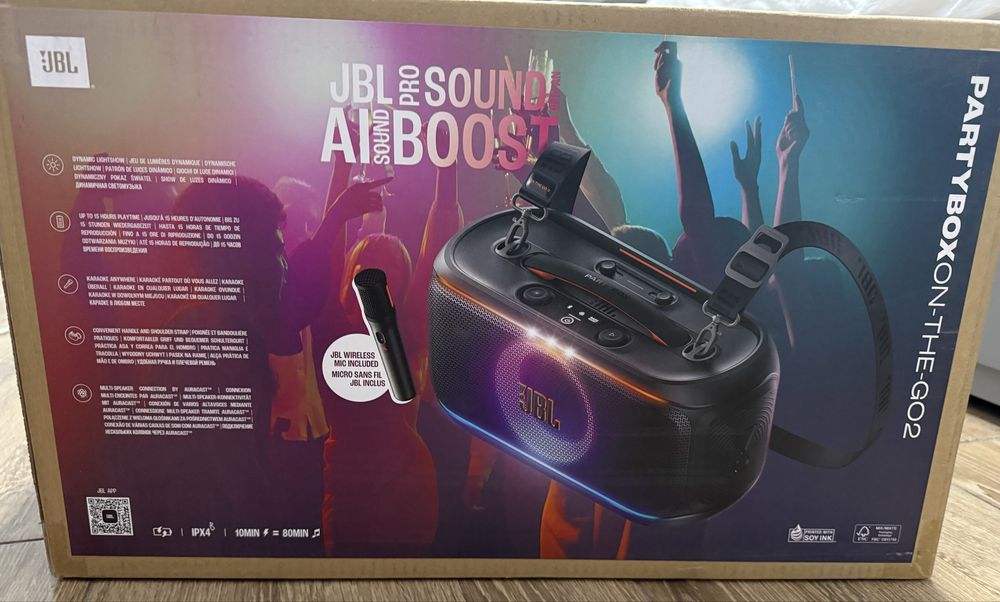 Sistem audio portabil JBL Partybox On-The-Go 2