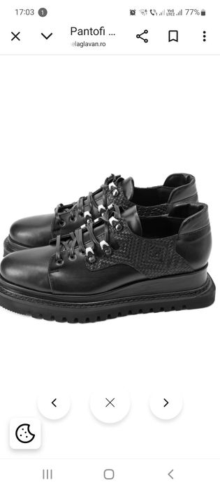 Pantofi piele naturala Mihaela Glavan