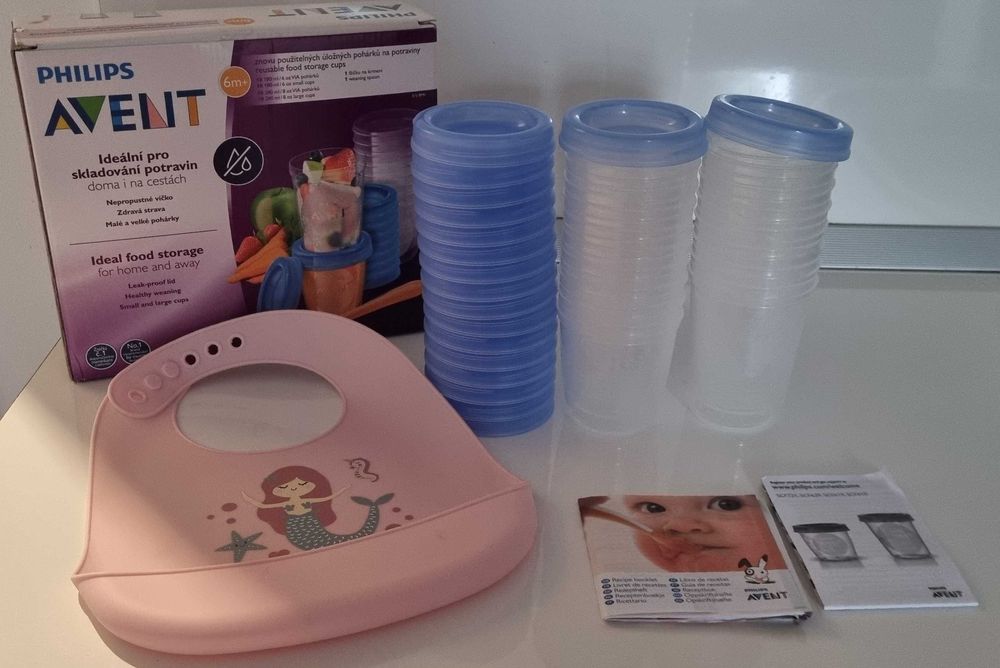 Philips AVENT Комбиниран бебешки комплект, лигавник и книжка