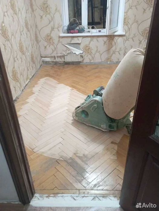 Шлифовка паркета и покрытие лаком