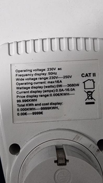 Прибор за измерване на консумираната енергия/ватметър/