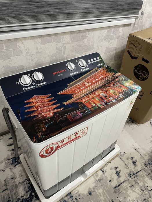 Shivaki Yarim aftamat kir yuvish mashinasi yangi karobka