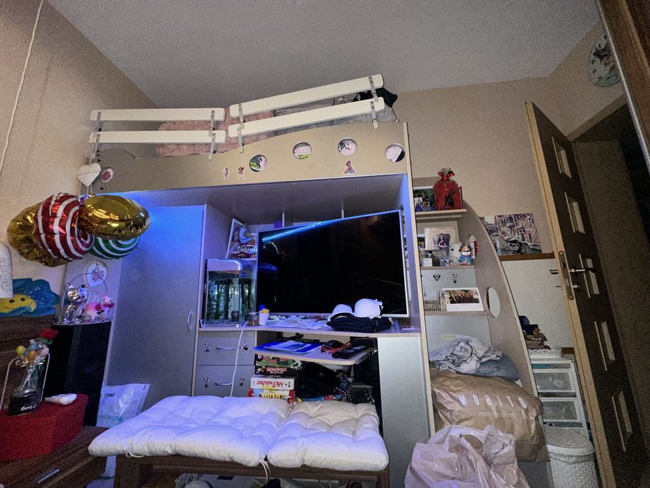 Двуетажно легло мулти функционално