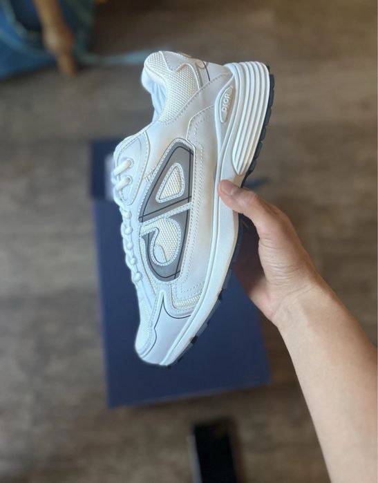 Sneakers Dior Christian B30 White Grey Reflective - Stoc Limitat
