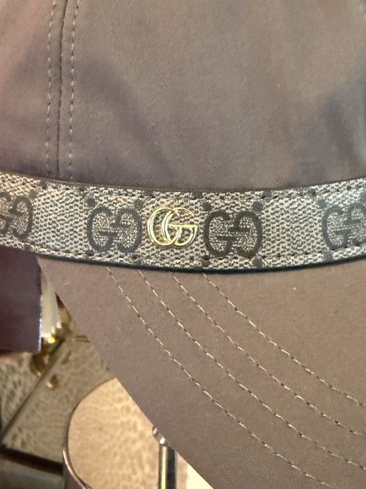 Șapcă Gucci GG – model elegant – gri/taupe