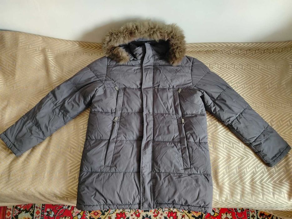HOYANP /разм-52/Китай/ Зимний пуховик с капюшоном