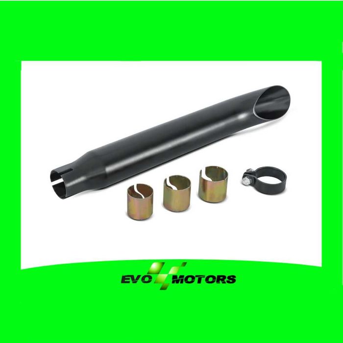 Toba Esapament Moto Chooper Cafe Racer Scrambler Neagra 510mm