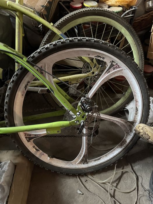 велосипед bmw, титановые диски