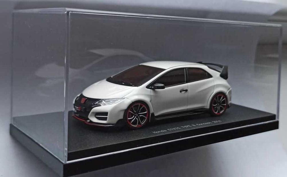Macheta Honda Civic Type R FK2 2014 Prototype alb - Ebbro 1/43