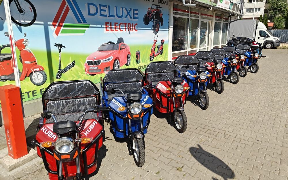 Tricicleta DELUXE PIKAP cu Bena, NOU 2026 Dealer AUTORIZAT Fara Permis !