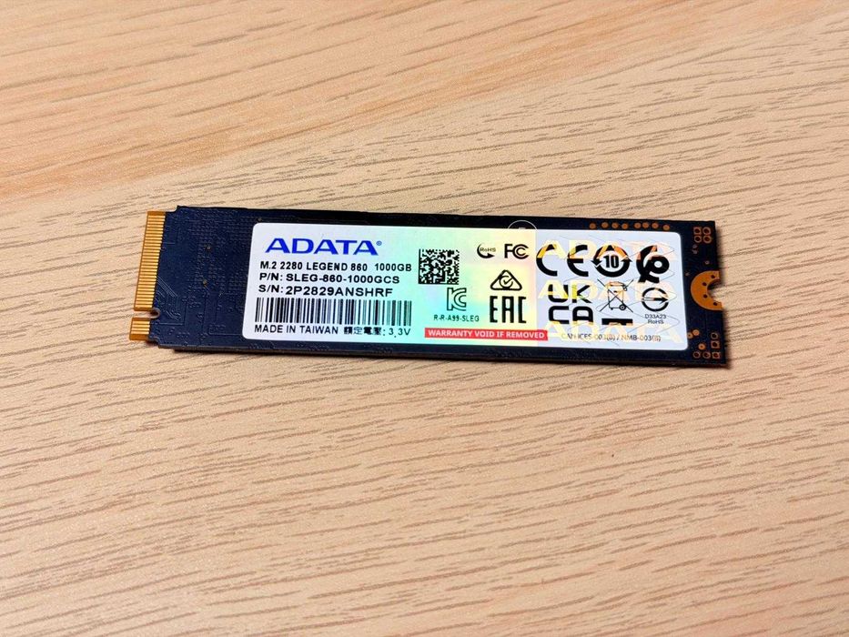 SSD Adata Legend 860,PCIe Gen4 x4 M.2 2280, 1TB - NOU compatibil PS5